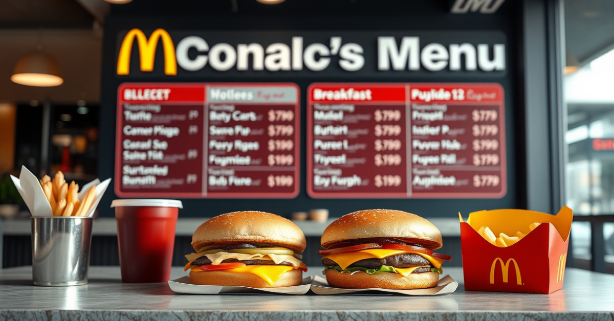 McDonald’s Breakfast Menu With Prices For 2026