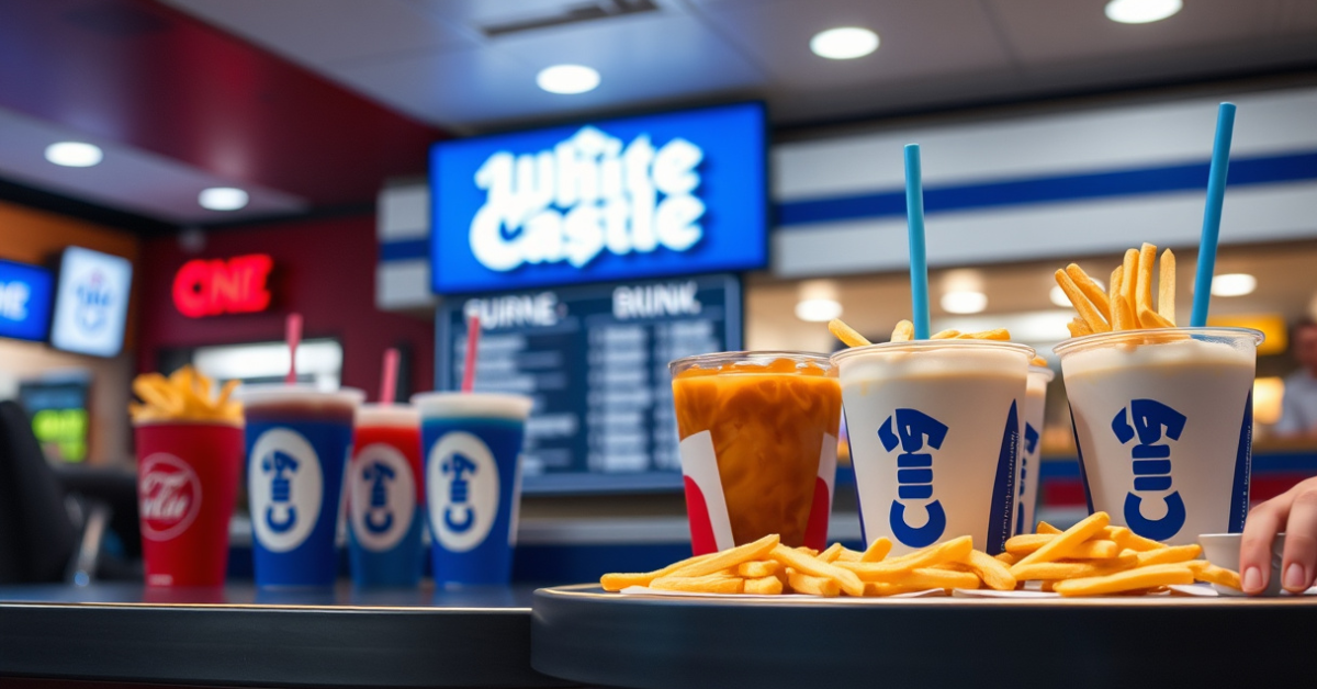 White Castle Drink Menu With Prices For 2026