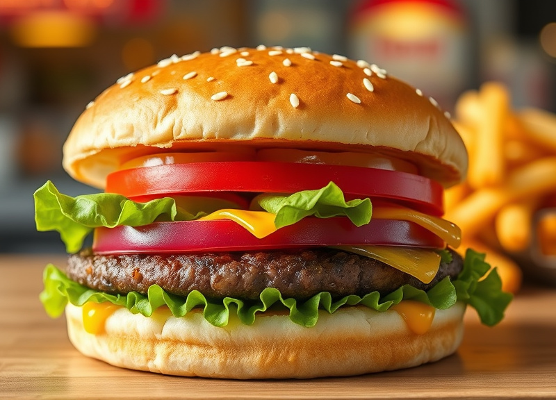 Are there any vegetarian burger options available?