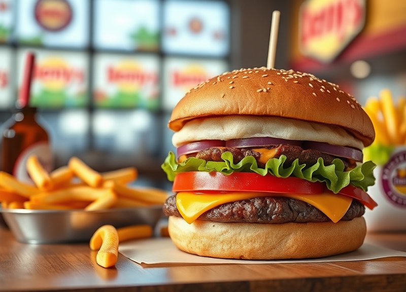Can I customize my burger toppings at Denny's?