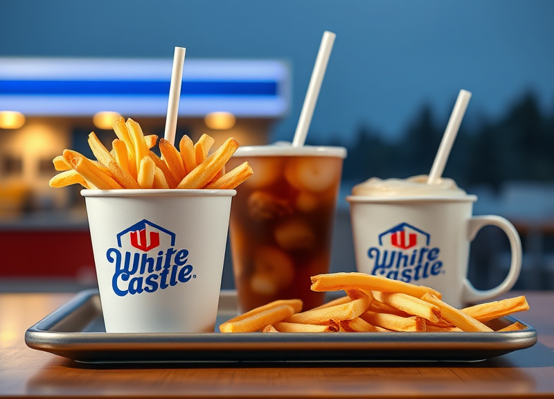 Does White Castle serve coffee or hot beverages?