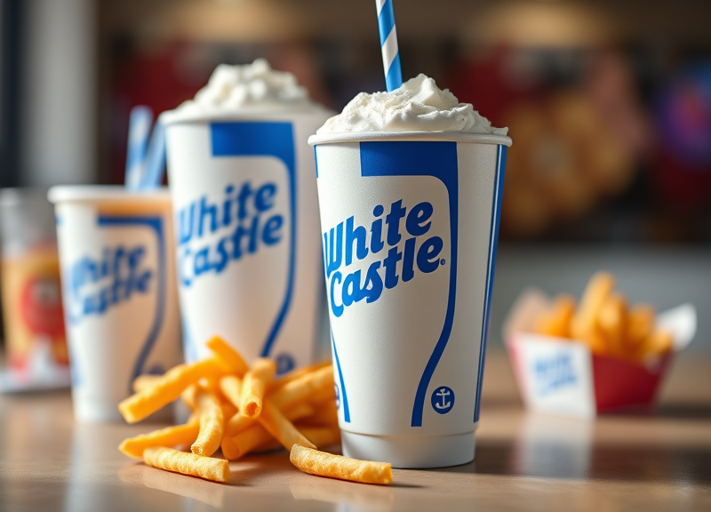 What sizes are available for White Castle drinks?